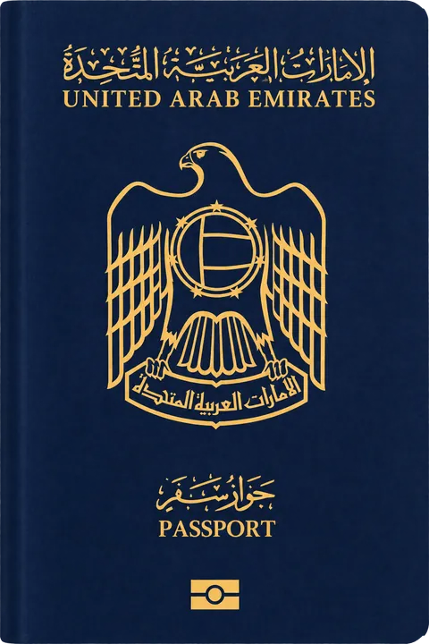 Cover of the United Arab Emirates passport