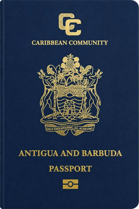Cover of the Antigua & Barbuda passport