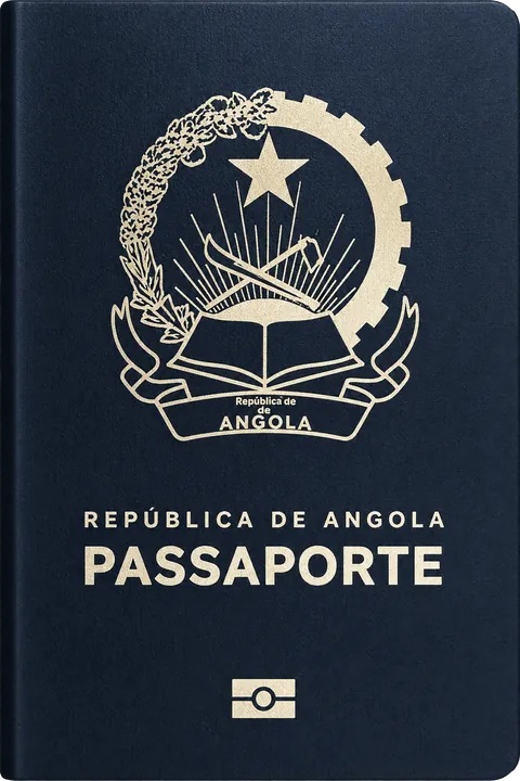 Cover of the Angola passport