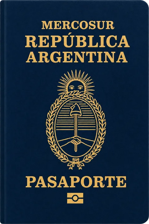 Cover of the Argentina passport