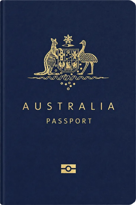 Cover of the Australia passport