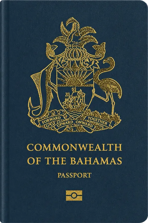 Cover of the Bahamas passport