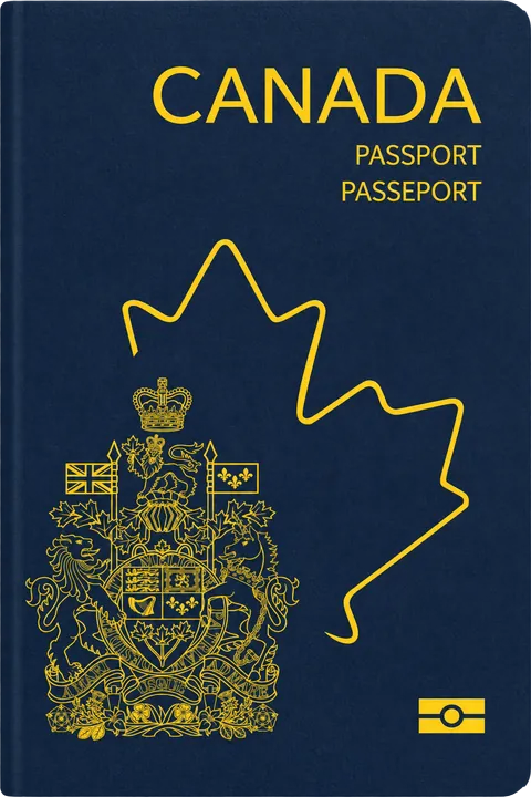 Cover of the Canada passport