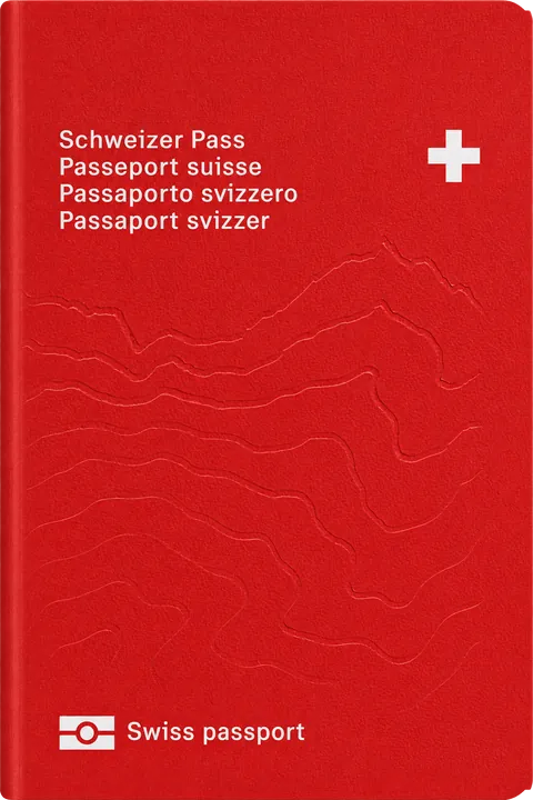 Cover of the Switzerland passport