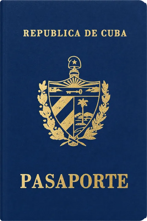 Cover of the Cuba passport