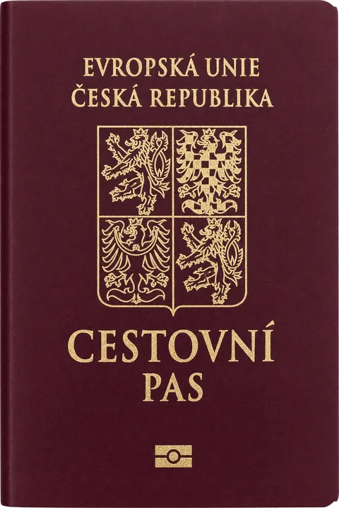 Cover of the Czechia passport