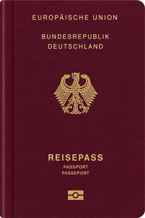 Cover of the Germany passport