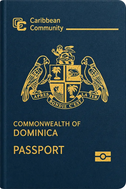 Cover of the Dominica passport