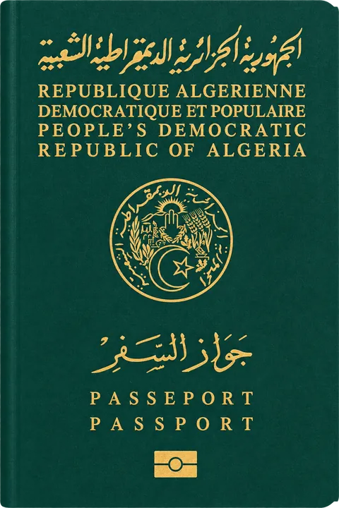 Cover of the Algeria passport