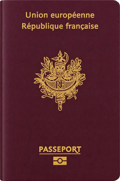 Cover of the France passport