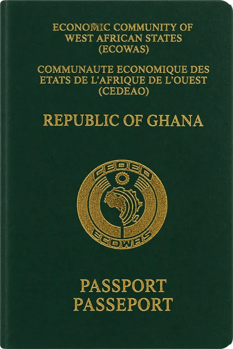 Cover of the Ghana passport