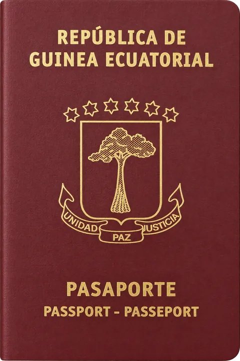 Cover of the Equatorial Guinea passport