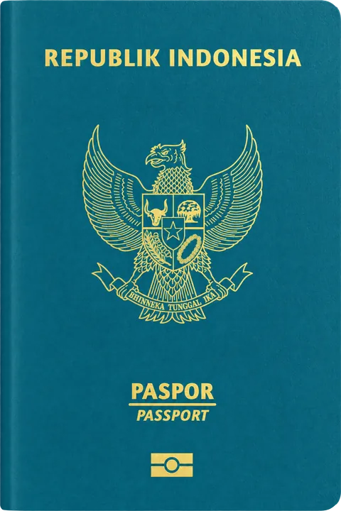 Cover of the Indonesia passport