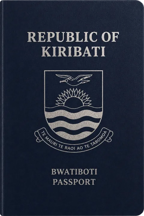 Cover of the Kiribati passport