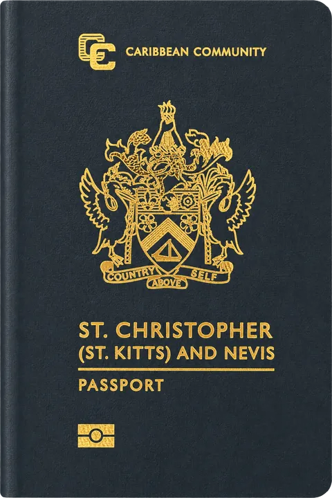 Cover of the St. Kitts & Nevis passport