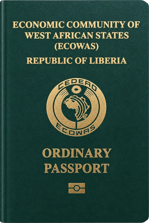 Cover of the Liberia passport