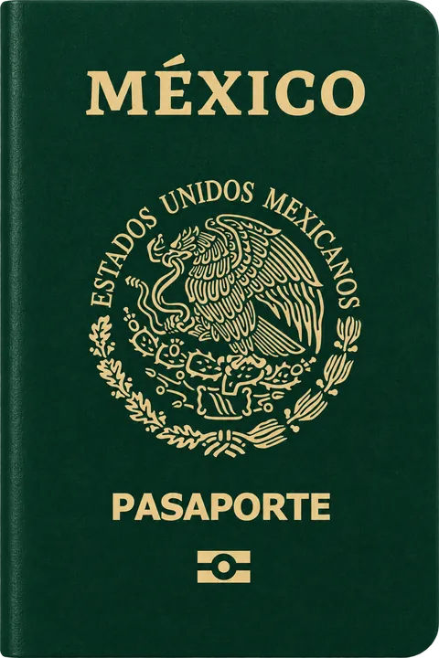 Cover of the Mexico passport