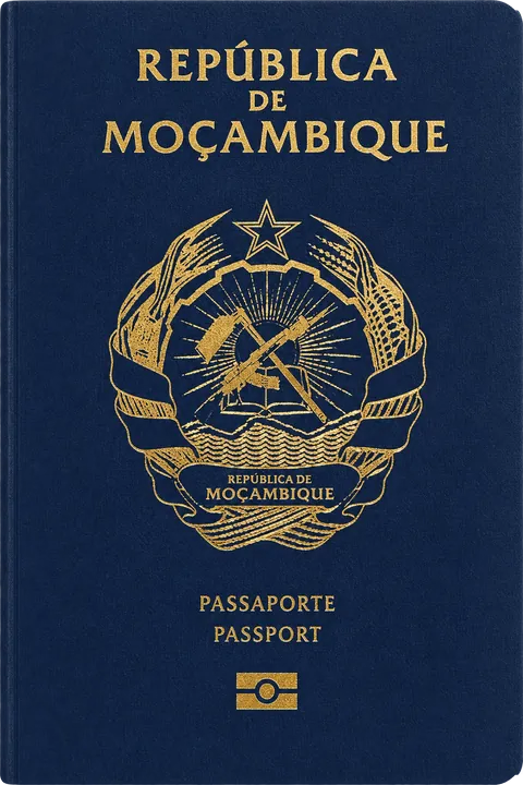 Cover of the Mozambique passport