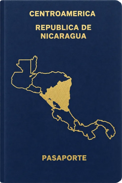 Cover of the Nicaragua passport