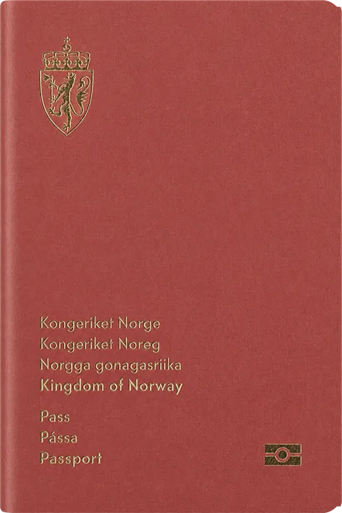 Cover of the Norway passport