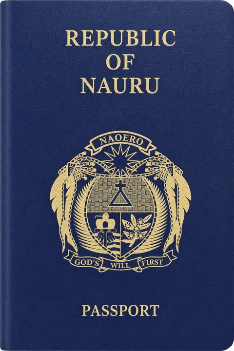 Cover of the Nauru passport