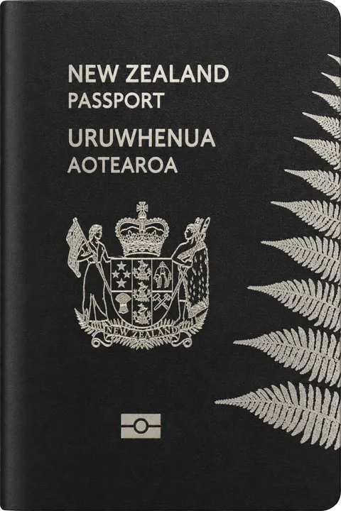 Cover of the New Zealand passport