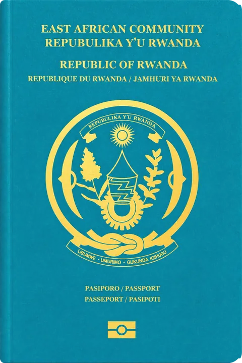 Cover of the Rwanda passport