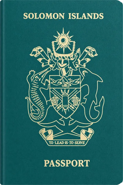 Cover of the Solomon Islands passport