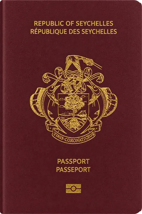 Cover of the Seychelles passport