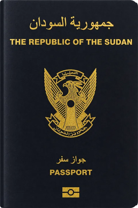Cover of the Sudan passport
