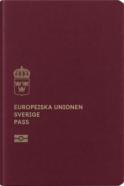 Cover of the Sweden passport