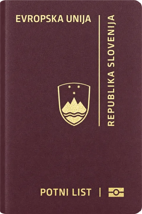 Cover of the Slovenia passport