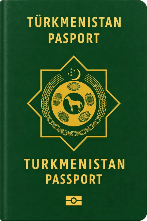 Cover of the Turkmenistan passport