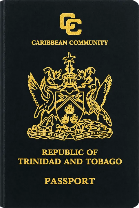 Cover of the Trinidad & Tobago passport