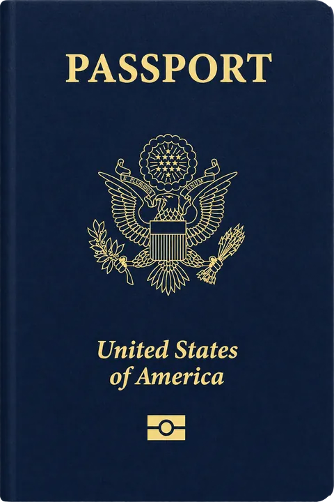 Cover of the United States passport