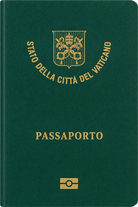 Cover of the Vatican City passport