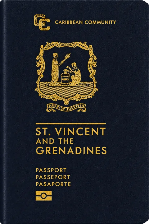 Cover of the St. Vincent & Grenadines passport