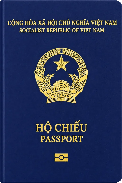 Cover of the Vietnam passport